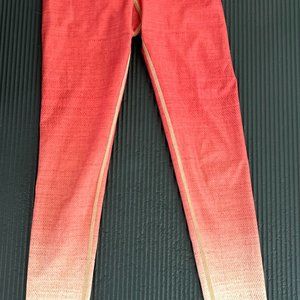 Orange & White Leggings